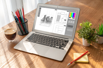 Architectural design modish software application for architect business and professional designer