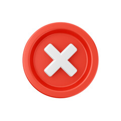 red cross button