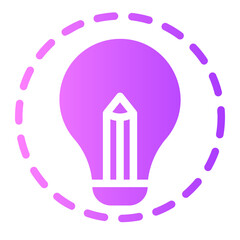 idea gradient icon