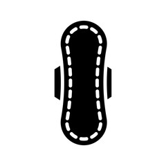Fototapeta na wymiar Sanitary pad icon. vector illustration