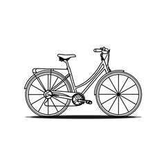 Vector Bicycle Illustration