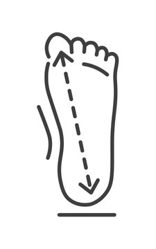 Dimensions of human feet, size chart of clothes