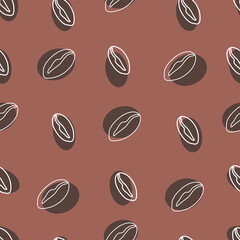 Coffee cup seamless pattern 