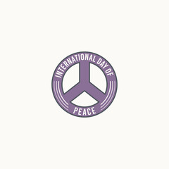vector graphic of international day of peace