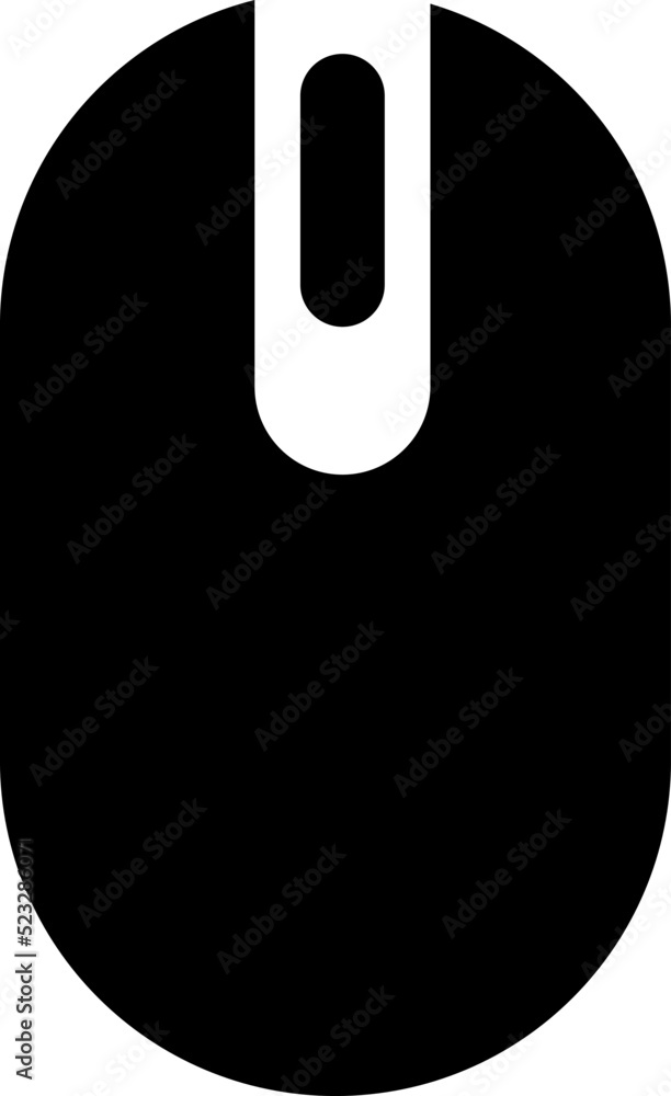 Aufkleber wireless computer mouse icon symbol. pc wireless mouse icon vector.eps