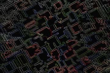 abstract background with squares