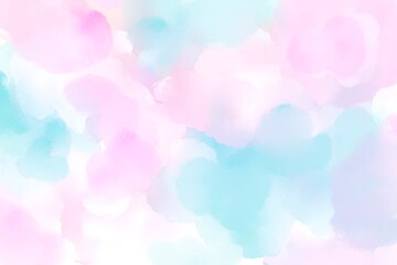 水彩 背景 わたあめ ふわふわ 背景