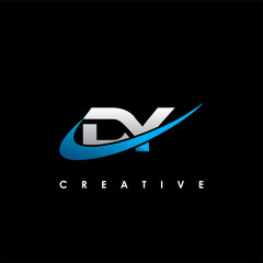 DY Letter Initial Logo Design Template Vector Illustration