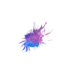 Watercolor splash. Abstract watercolor splash.