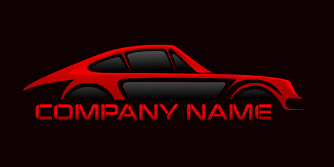 car vector logo design. suitable for automotive industry business