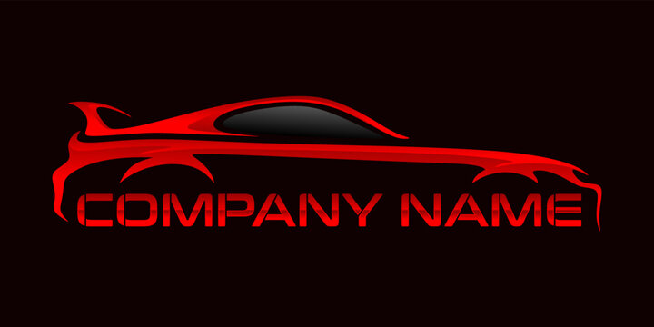 modern car logo. for the automotive industry
