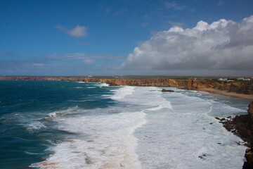 Sea landscape at the Atlantic ocean