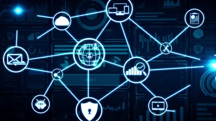 Omni channel technology of online retail business approach. Multichannel marketing on social media network offer service of internet payment channel, online retail shopping and omni digital app