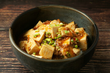 麻婆豆腐丼