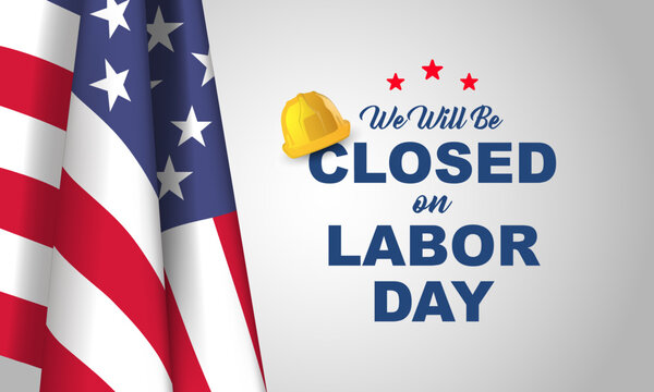 Happy Labor Day Background Design. Greeting Card, Banner, Poster. Vector Illustration.