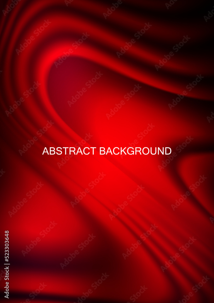 Poster abstract background red tone line smooth curve vector illustration