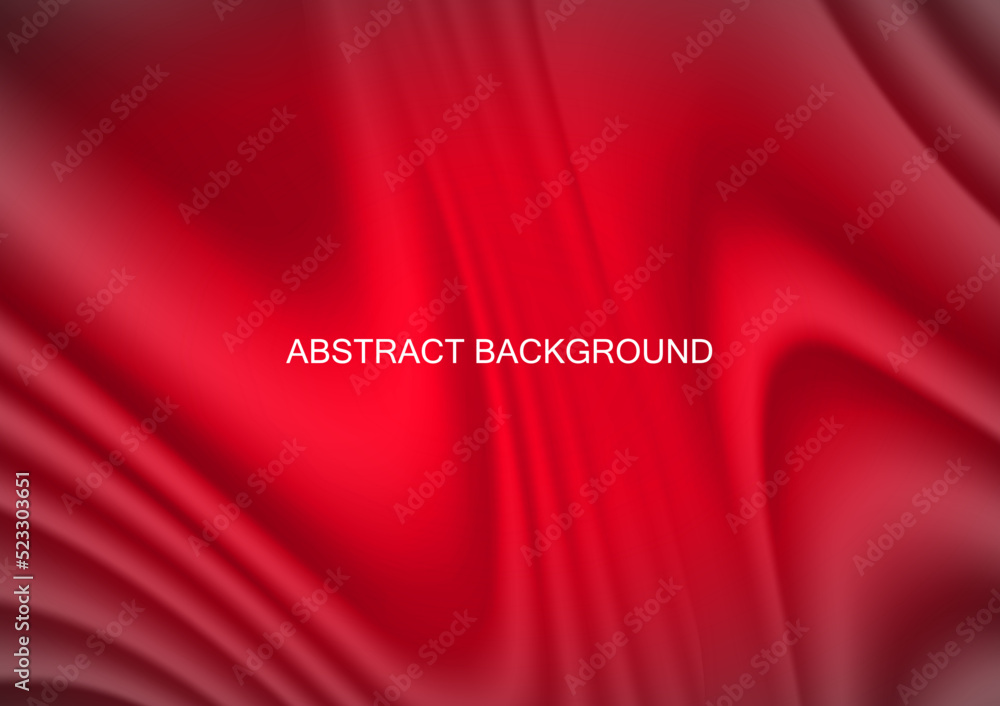 Poster abstract background red tone line smooth curve vector illustration