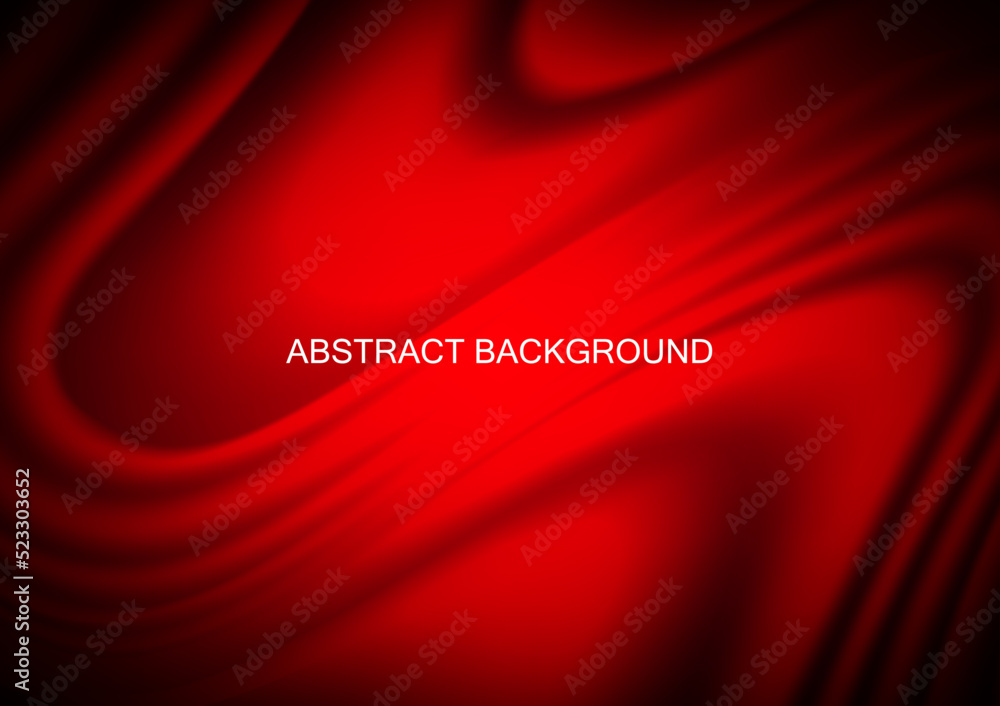 Poster abstract background red tone line smooth curve vector illustration