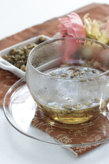 Chinese green tea Longjing Tea leaves