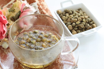 Chinese green tea Longjing Tea leaves