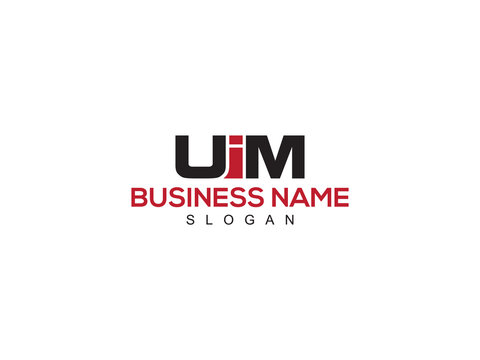 Letter UIM Logo Icon, Creative uim Three Letter Logo Design For Business
