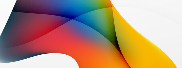 Abstract background. Fluid gradient color wave template for wallpaper, banner, background or landing