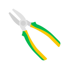 Pliers isolated on white background