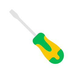 Screwdriver isolated on white background