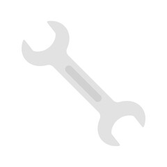 Spanner isolated on white background