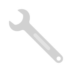 Spanner isolated on white background