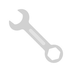 Spanner isolated on white background