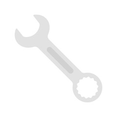 Spanner isolated on white background