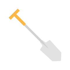 Shovel isolated on white background