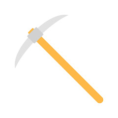 Pickaxe isolated on white background