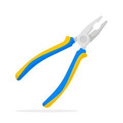 Pliers isolated on white background