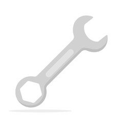 Spanner isolated on white background