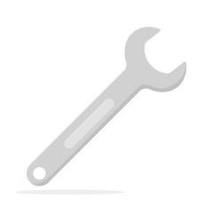 Spanner isolated on white background