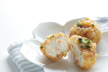 Chinese Food, tofu and fish cake for Yum cha Dumpling Dim Sum food