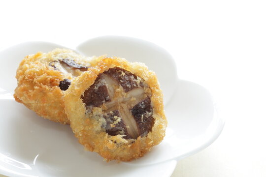 Chinese Food, Deep Fried Mushroom For Dim Sum