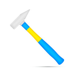 Hammer isolated on white background