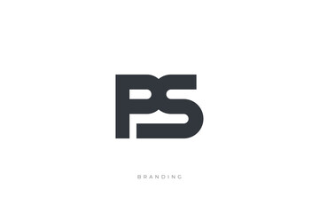 P Letter PS Monogram Logo Concept