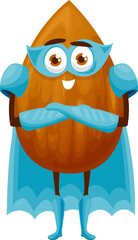 Superhero bean seed isolated emoticon kids legume