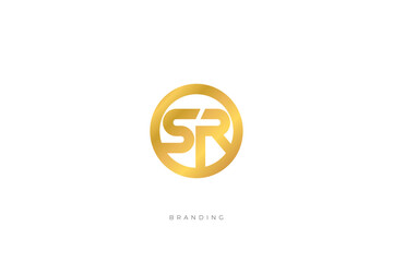 S Letter SR Monogram Logo Concept