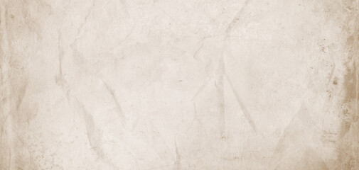 Old brown crumpled paper texture background