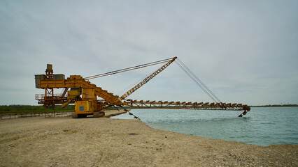 Bucket chain excavators in Bavaria in Germany 