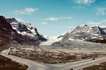 Glacier Athabasca, Alberta, Canada