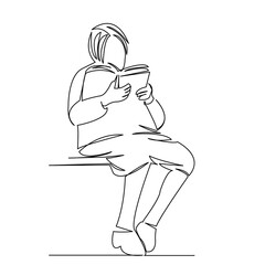 retired woman reading