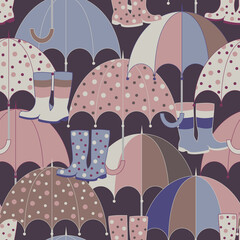 Паттерн зонтики сапожки