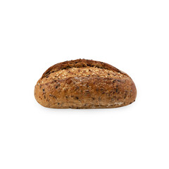 Multigrain bread cutout, Png file.