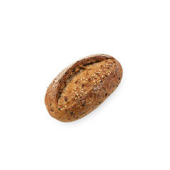 Multigrain bread cutout, Png file.